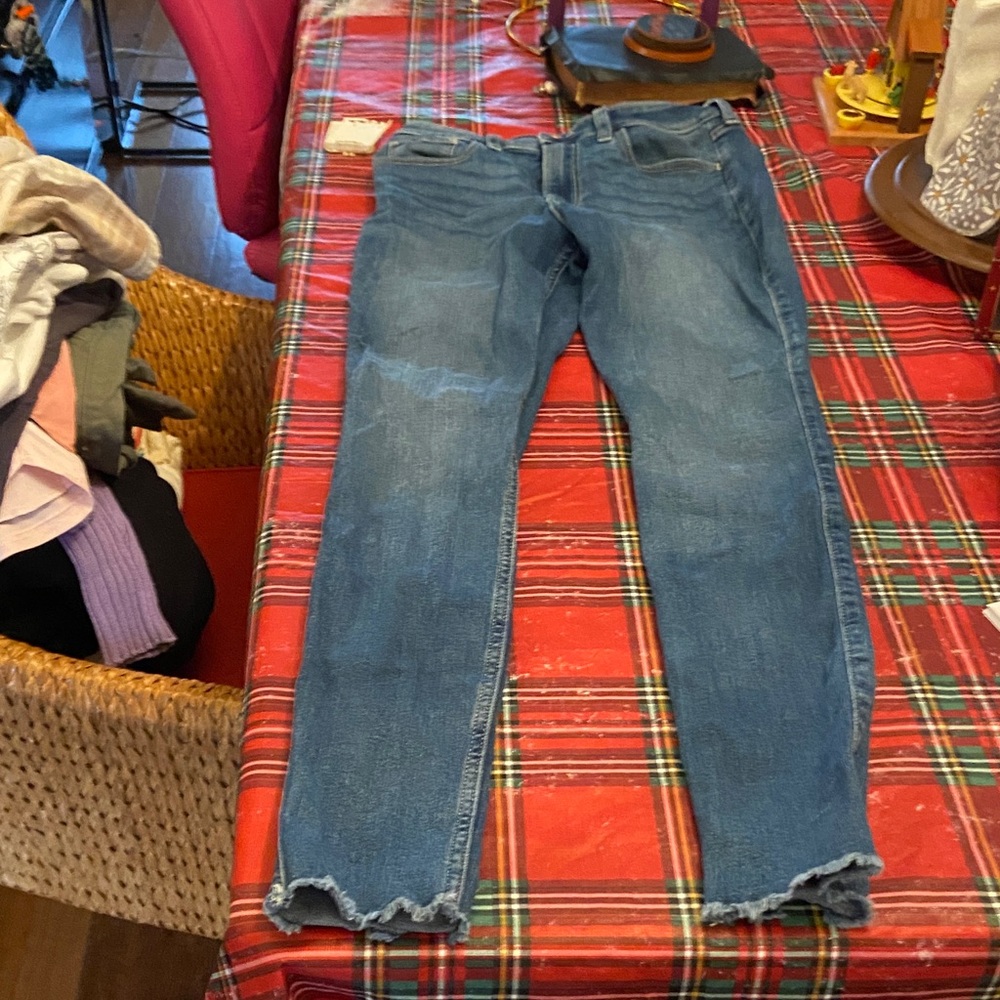 Hollister Women's Blue Ankle Jeans